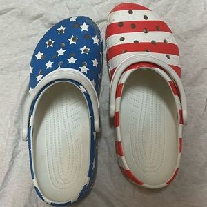 American Flag Crocs